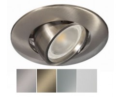 Foco basculante empotrar Aluninio 102mm, para Lámpara GU10/MR16